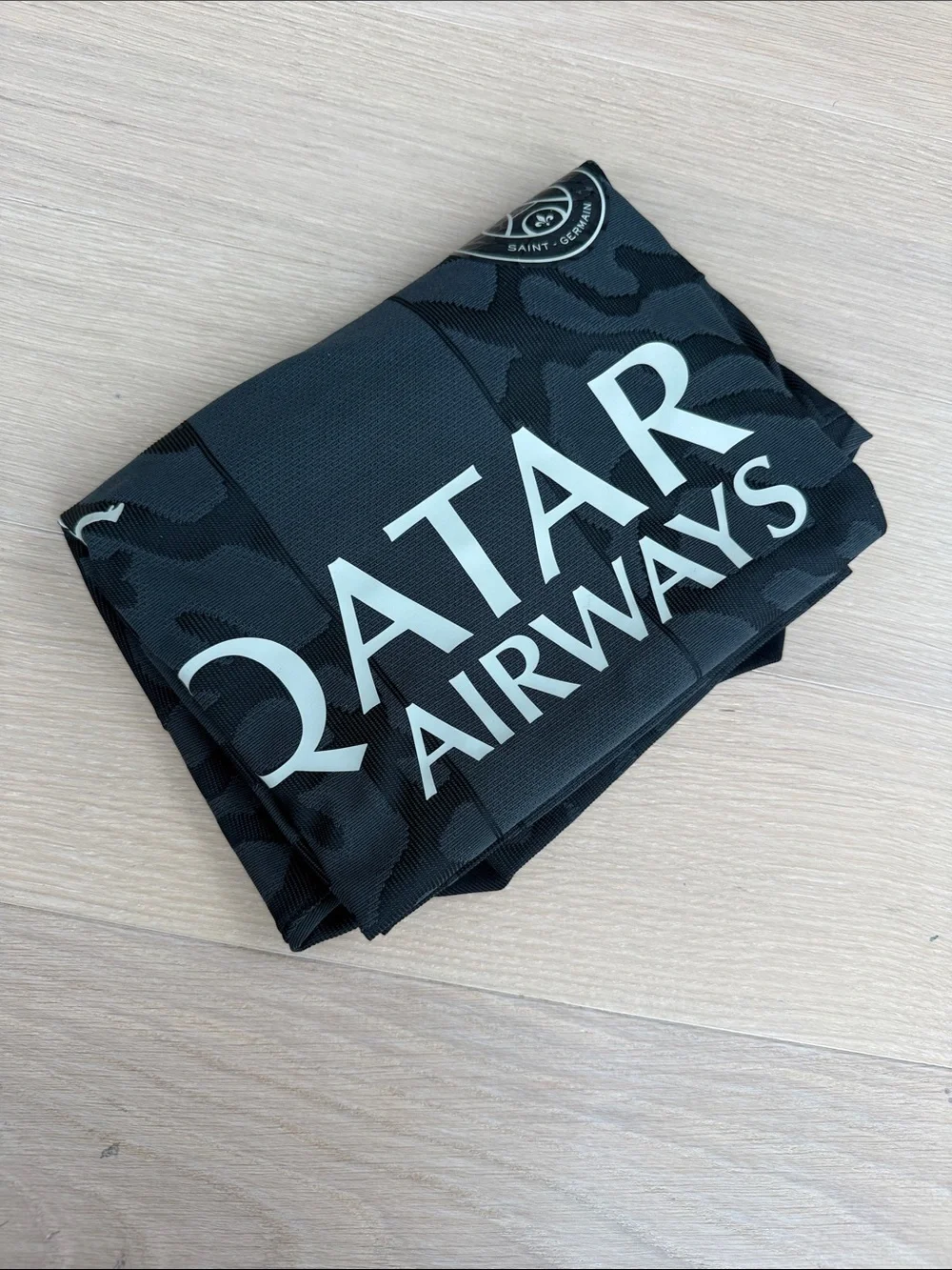 Jordan Paris Saint Germain Soccer Jersey in Black with Gray Accents